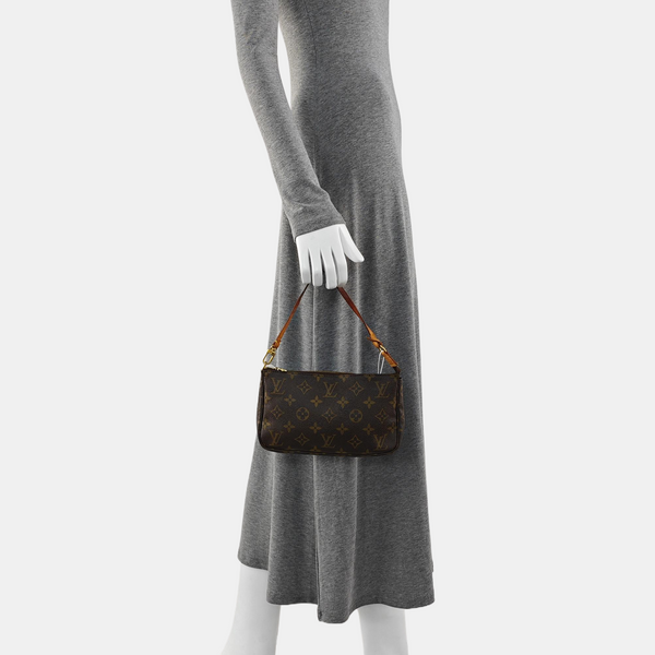 ACCESSOIRES Monogram Coated Canvas Brown