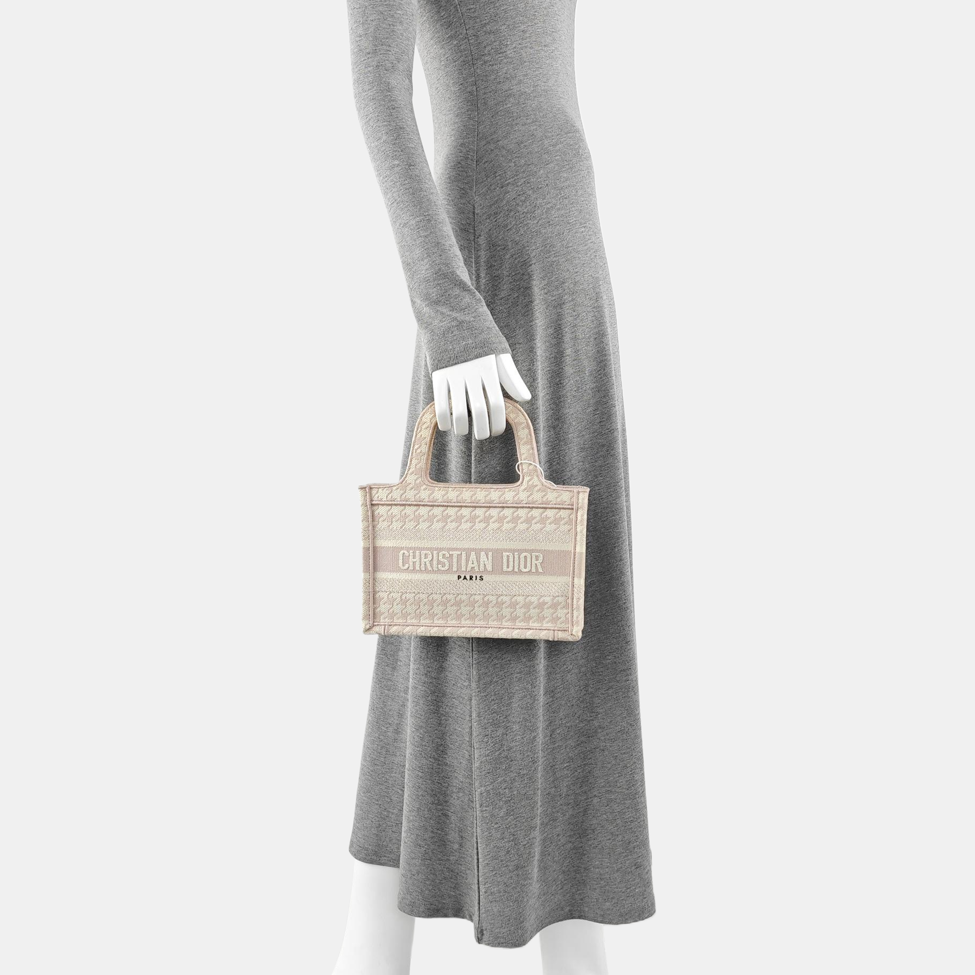Book Tote Mini Canvas Pink