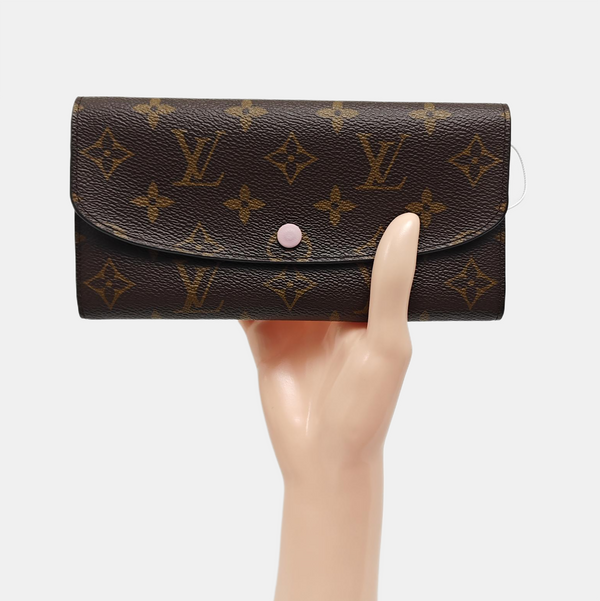EMILIE Monogram Coated Canvas Brown