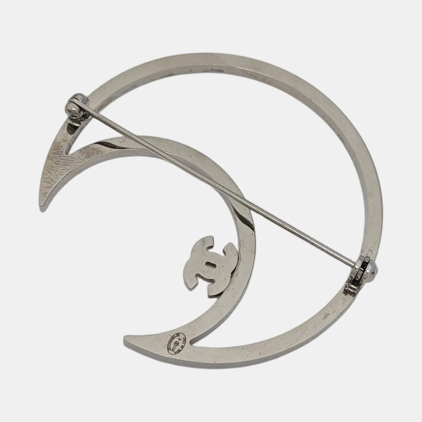 Lab-Grown Diamond Gray Brooch