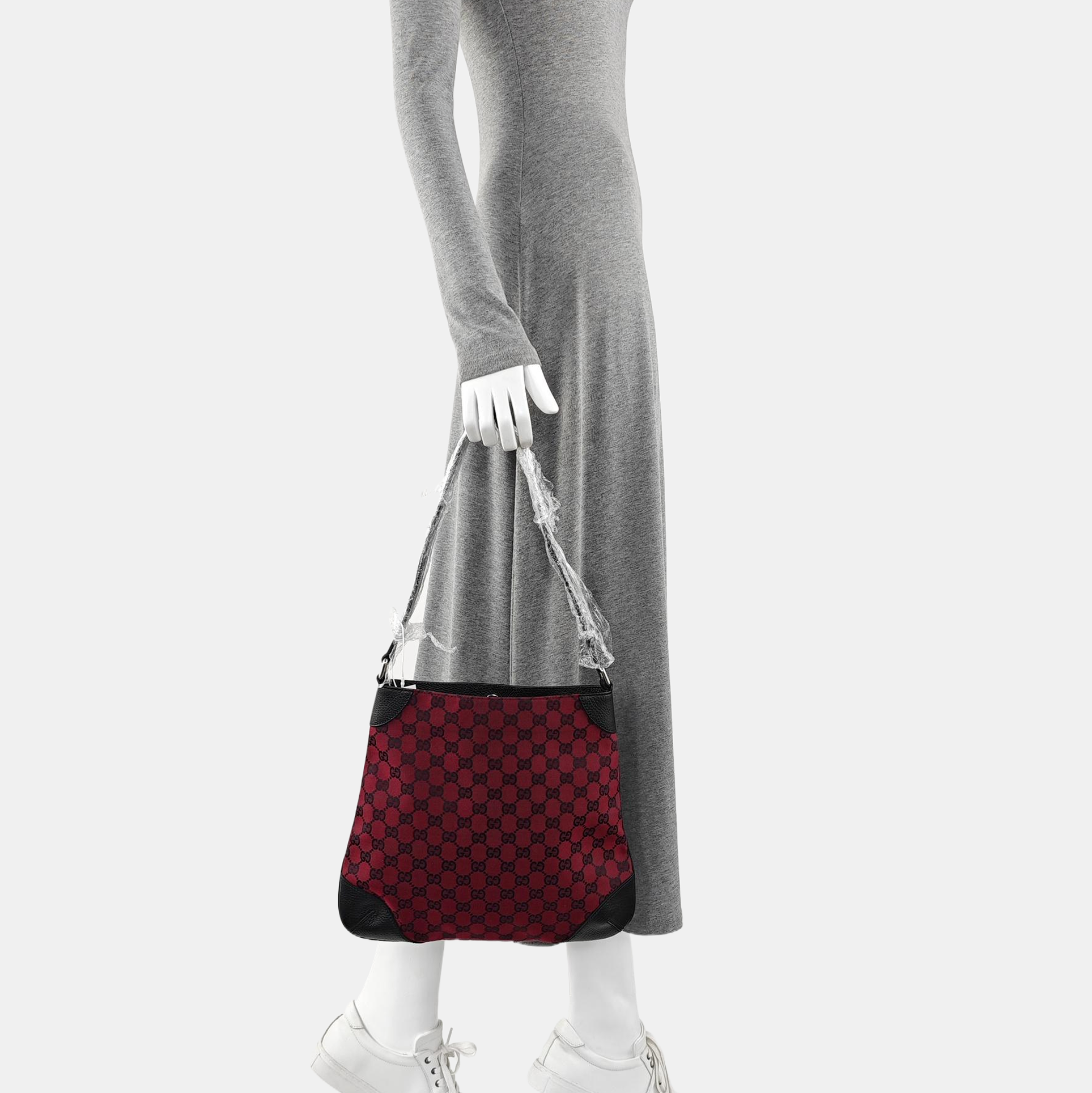 Monogram Canvas Top Handle Bag Red