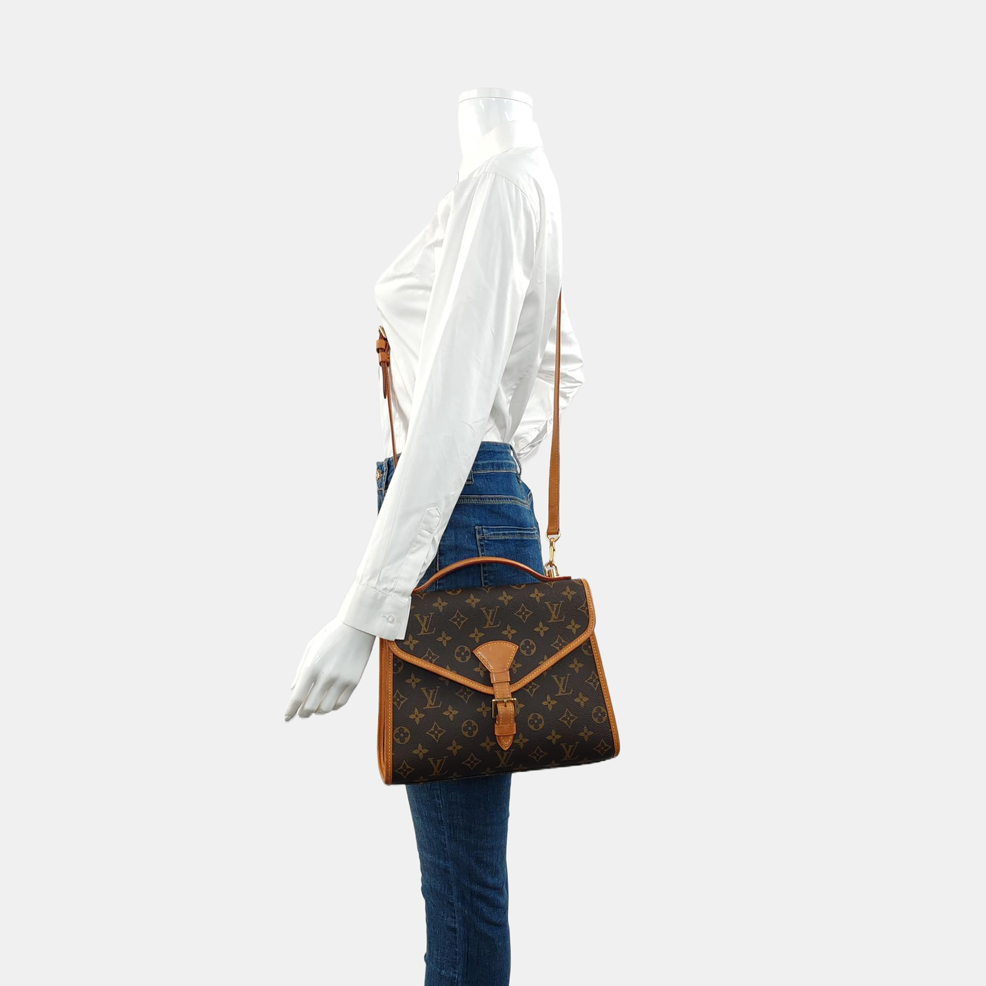 BEL AIR Monogram Coated Canvas Brown