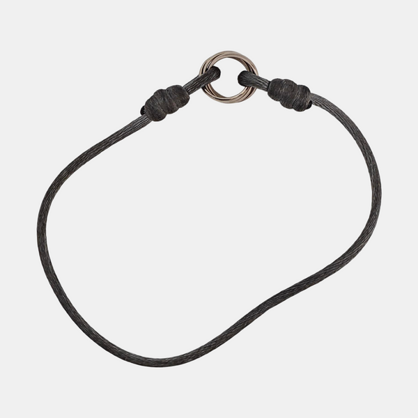 TRINITY Fabric Gray Bracelet