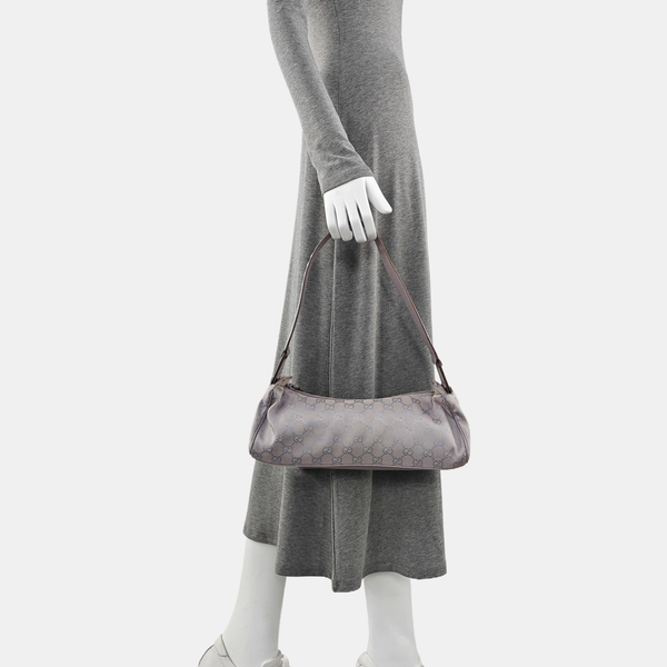 Monogram Canvas Top Handle Bag Purple