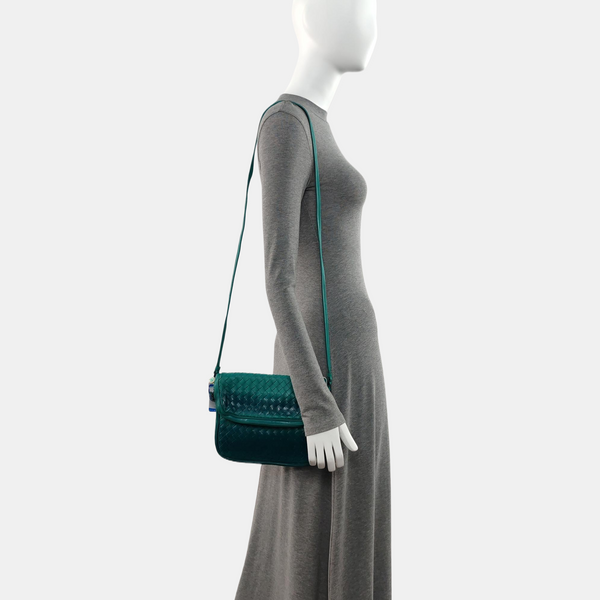 Calfskin Crossbody Bag Green