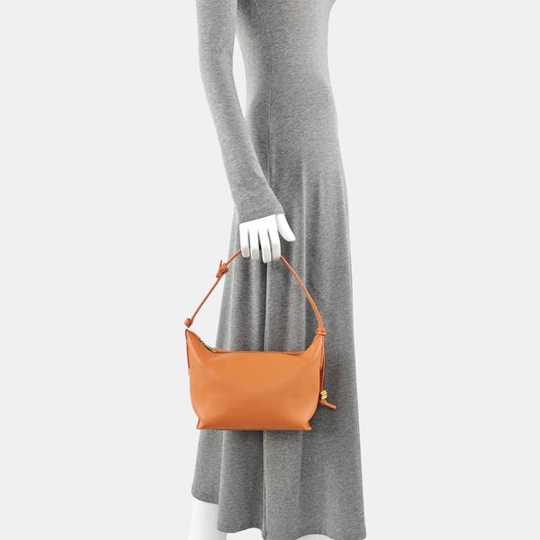Leather Shoulder Bag Orange