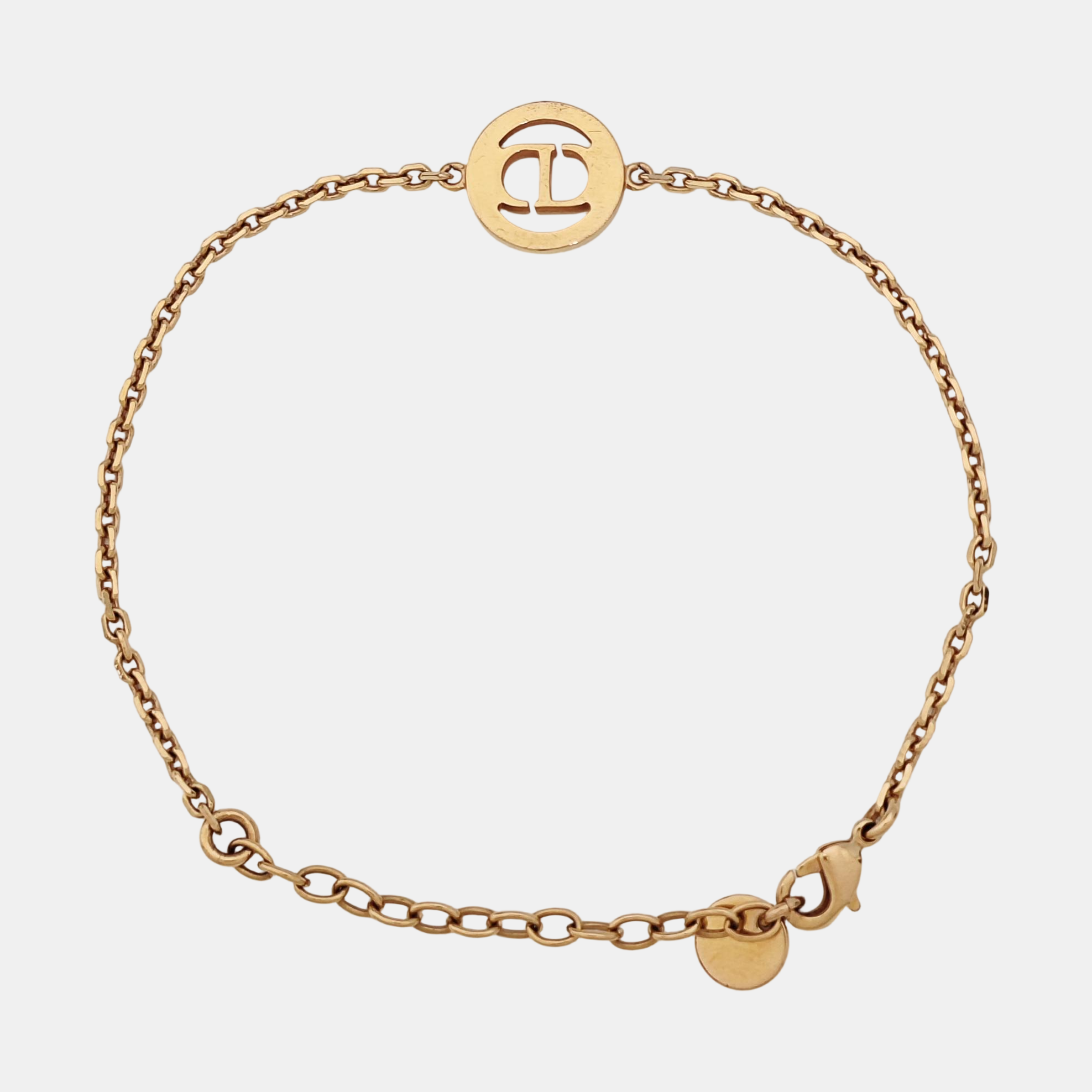Petit CD Metal Rose Gold Bracelet