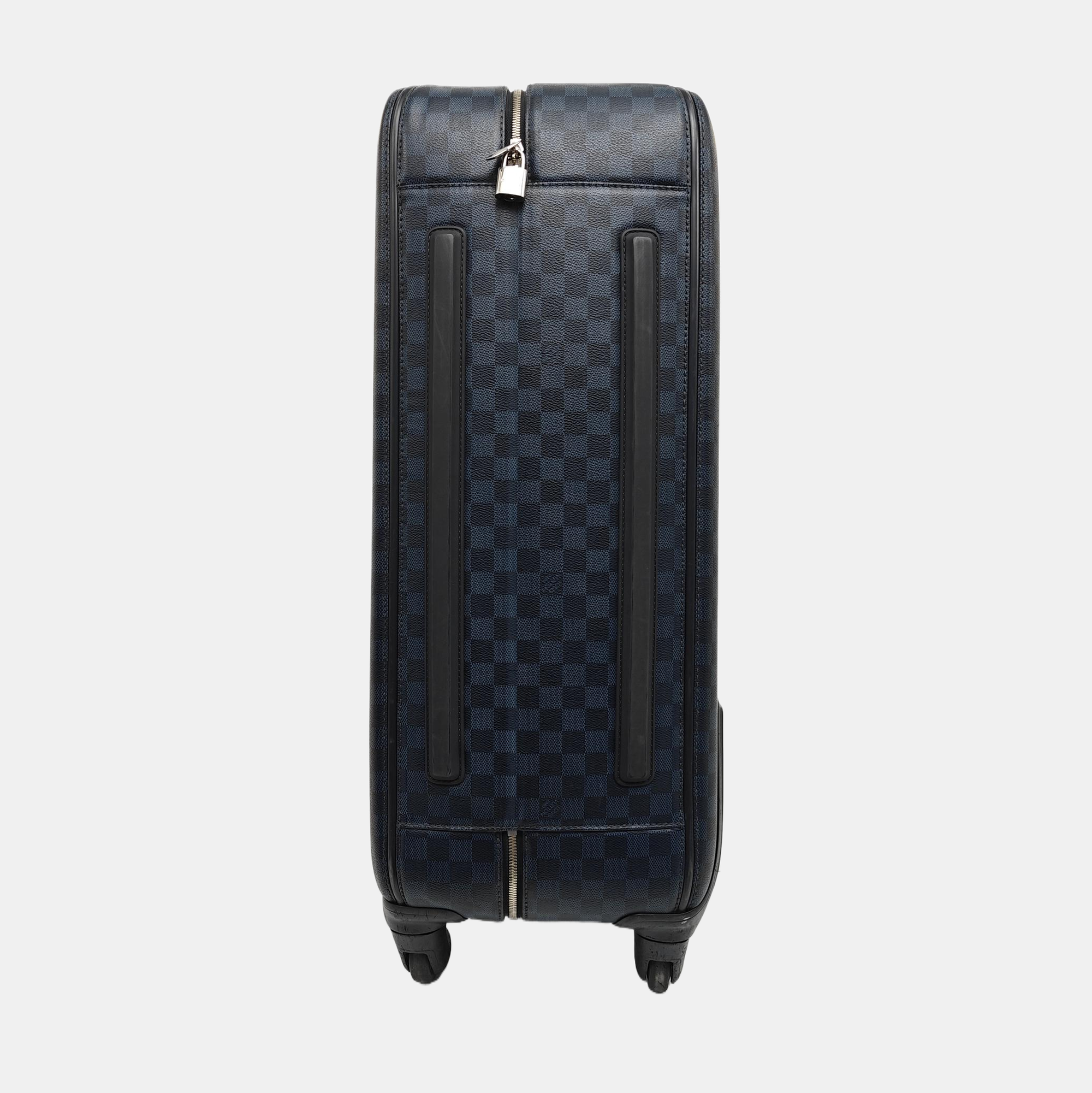 PEGASE 55 Damier Coated Canvas Blue