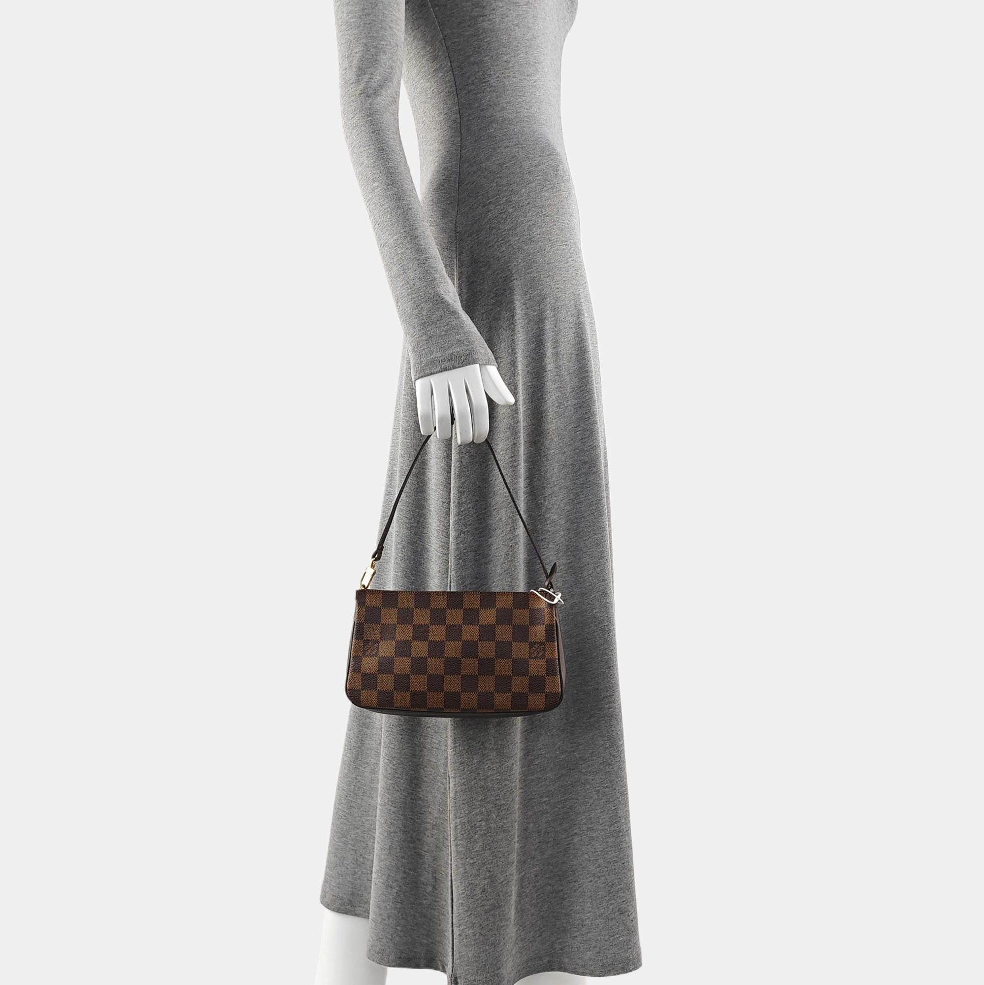 ACCESSOIRES Damier Ebene Coated Canvas Brown