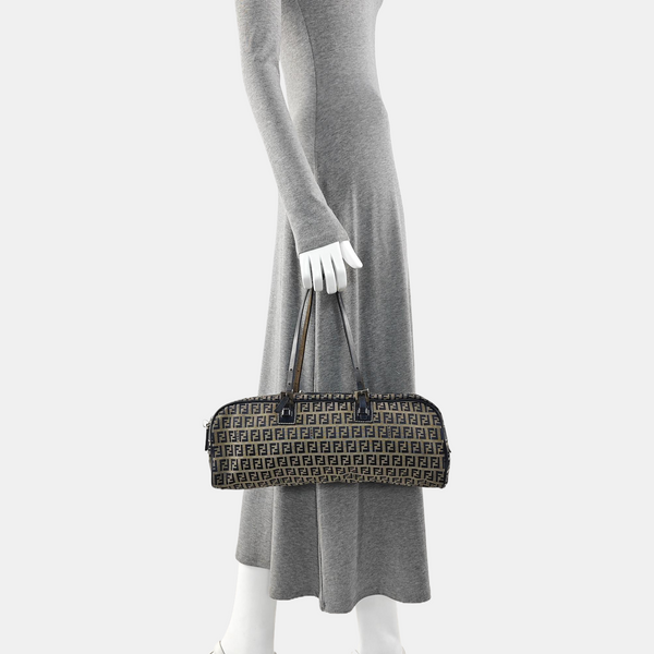 Canvas Top Handle Bag Blue