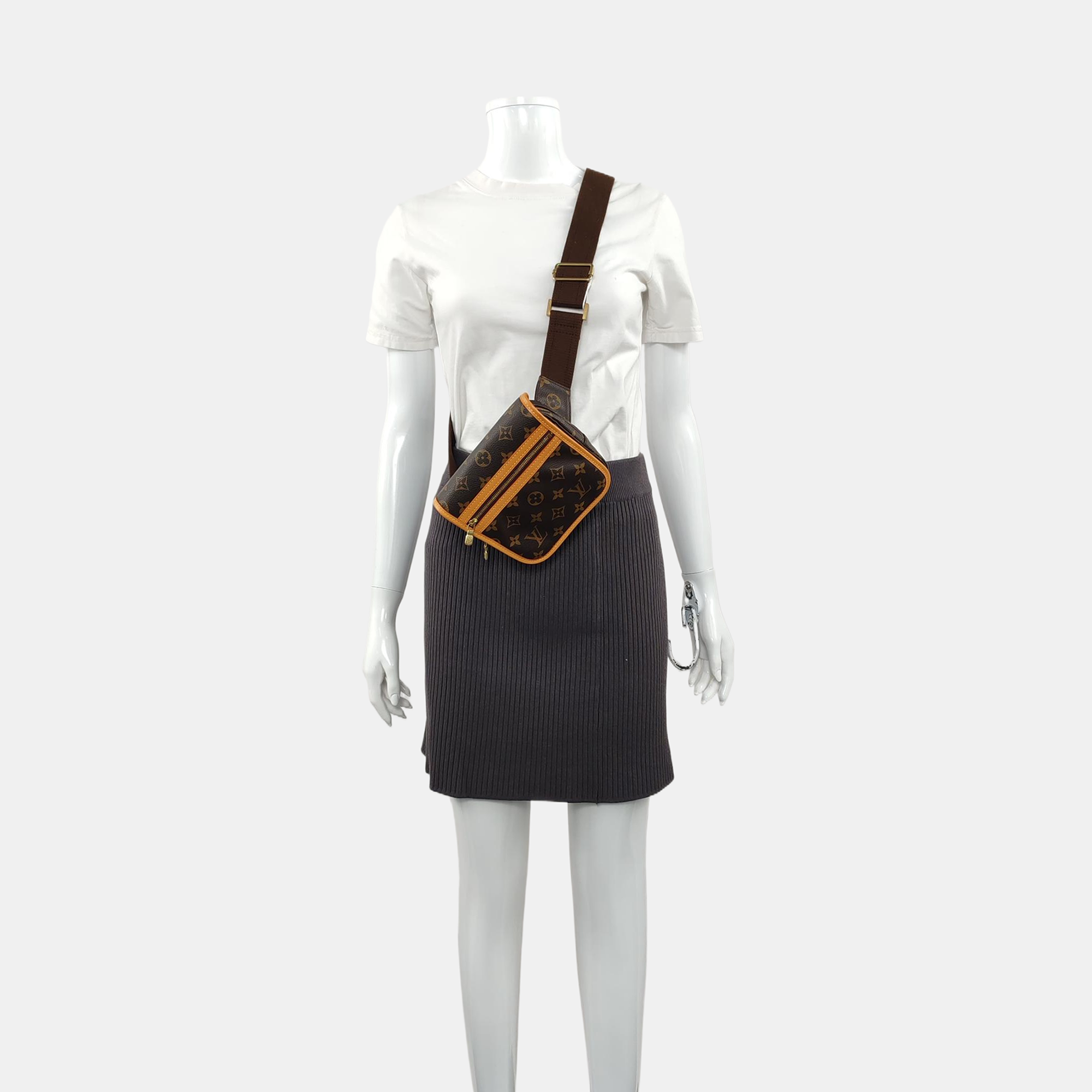 BOSPHORE Monogram Coated Canvas Brown