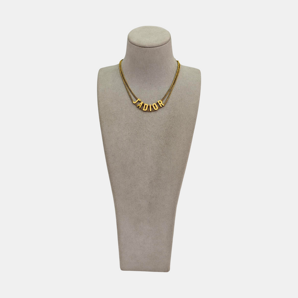 J'adior Metal Gold Necklace