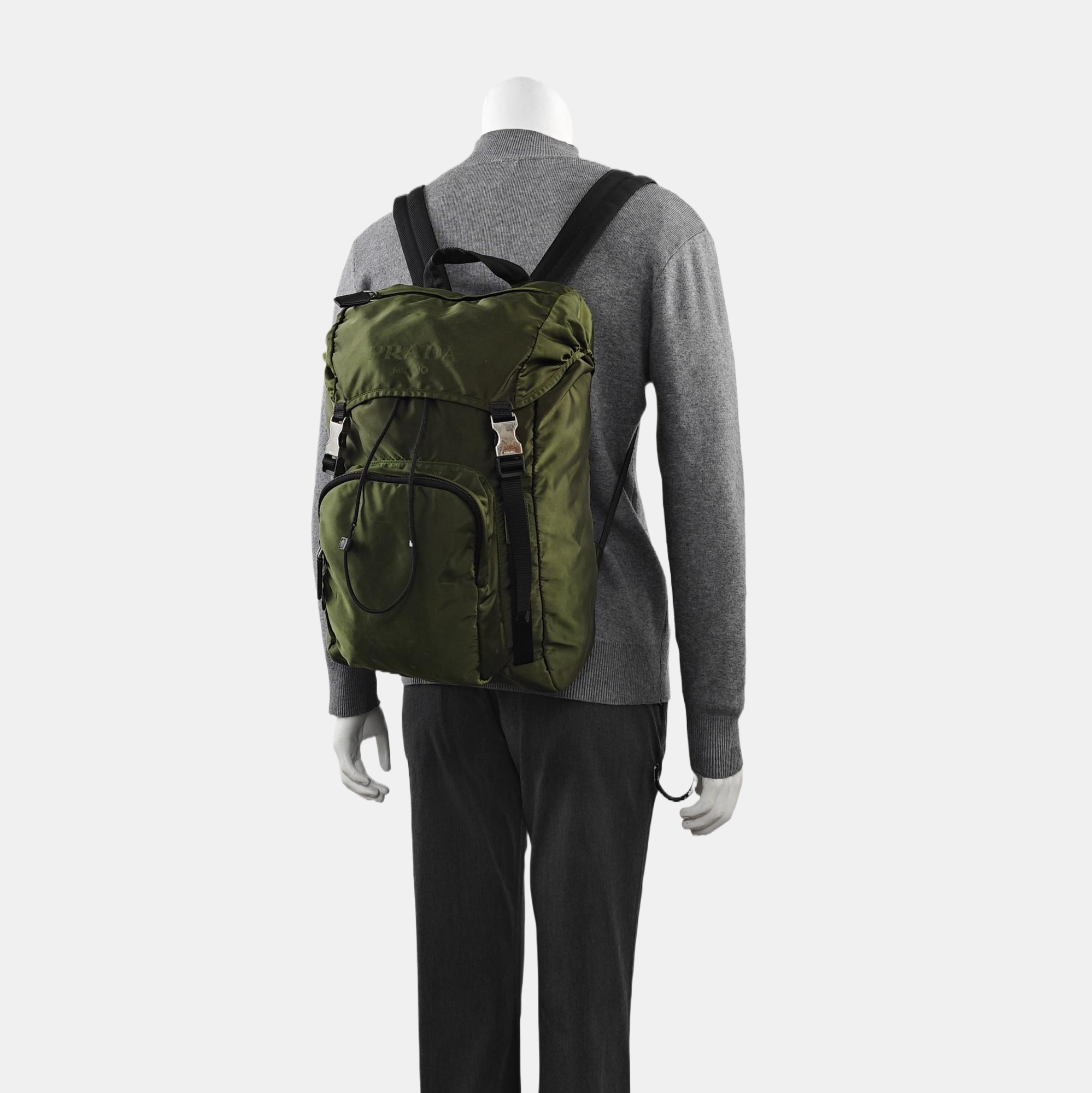 Re-Nylon Backpack Nylon Green