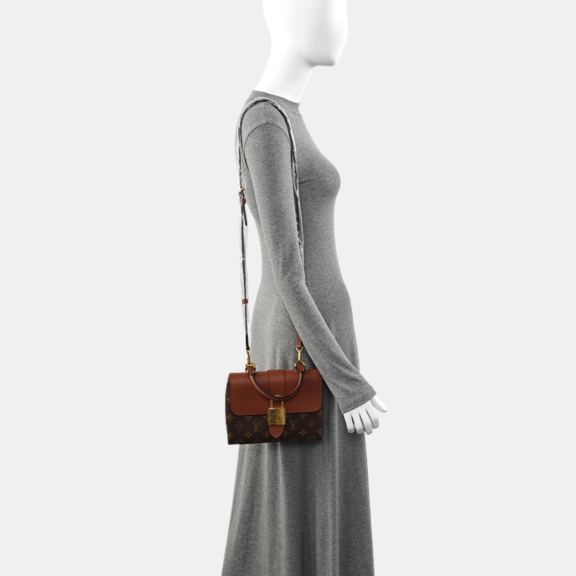 LOCKY BB Monogram Coated Canvas Brown