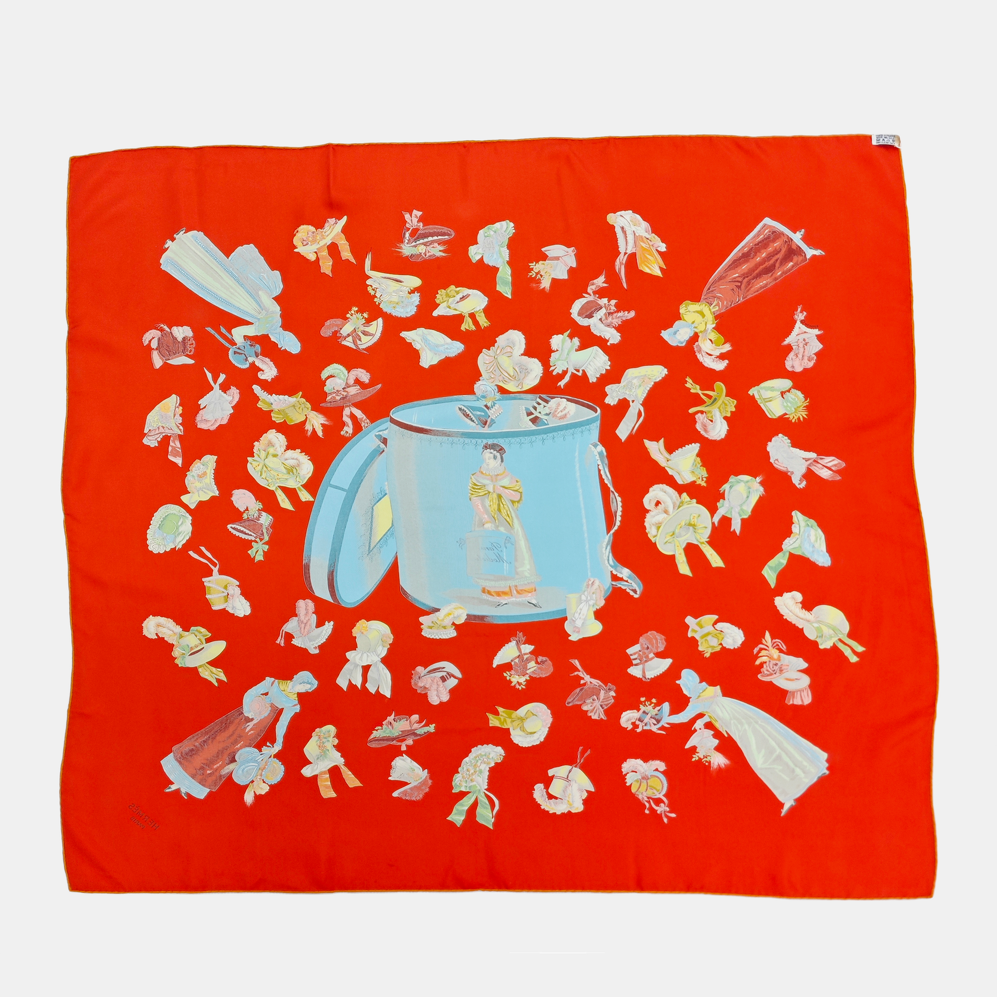 Mulberry Silk Silk Scarf Orange