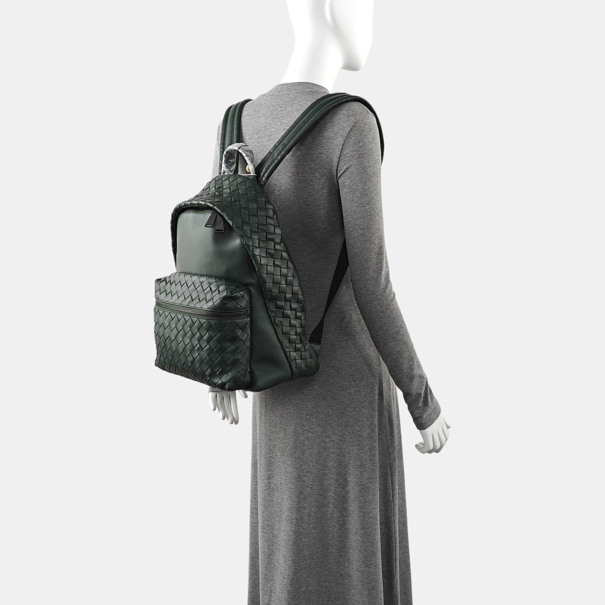 Calfskin Backpack Green