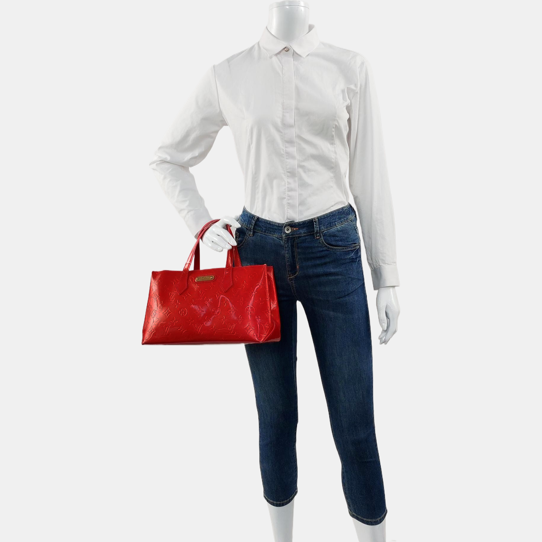 WILSHIRE PM Patent Leather Red