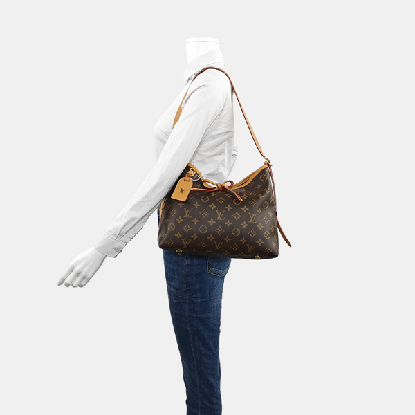CARRYALL PM Monogram Coated Canvas Brown