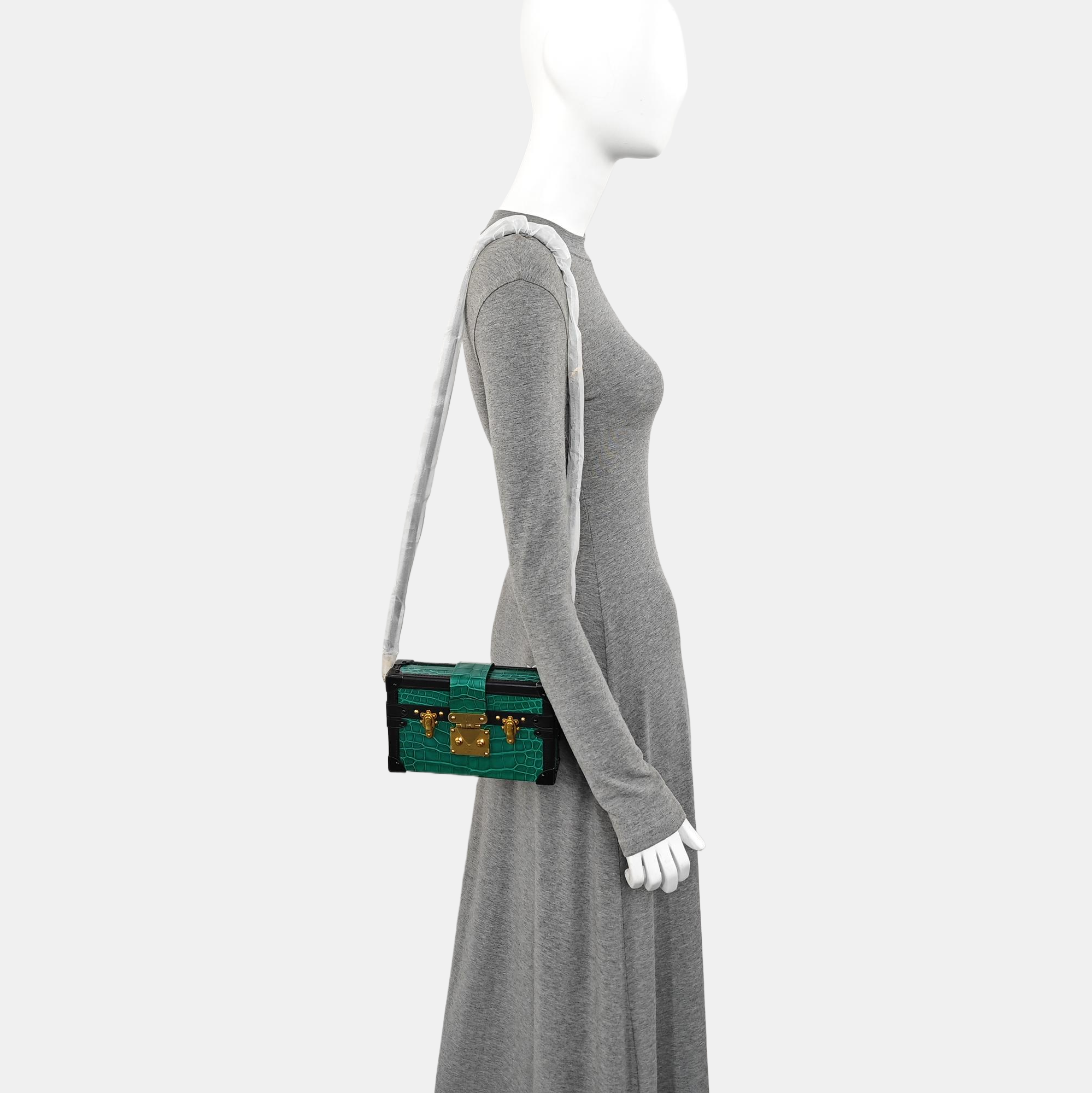 PETITE MALLE Crocodile Green