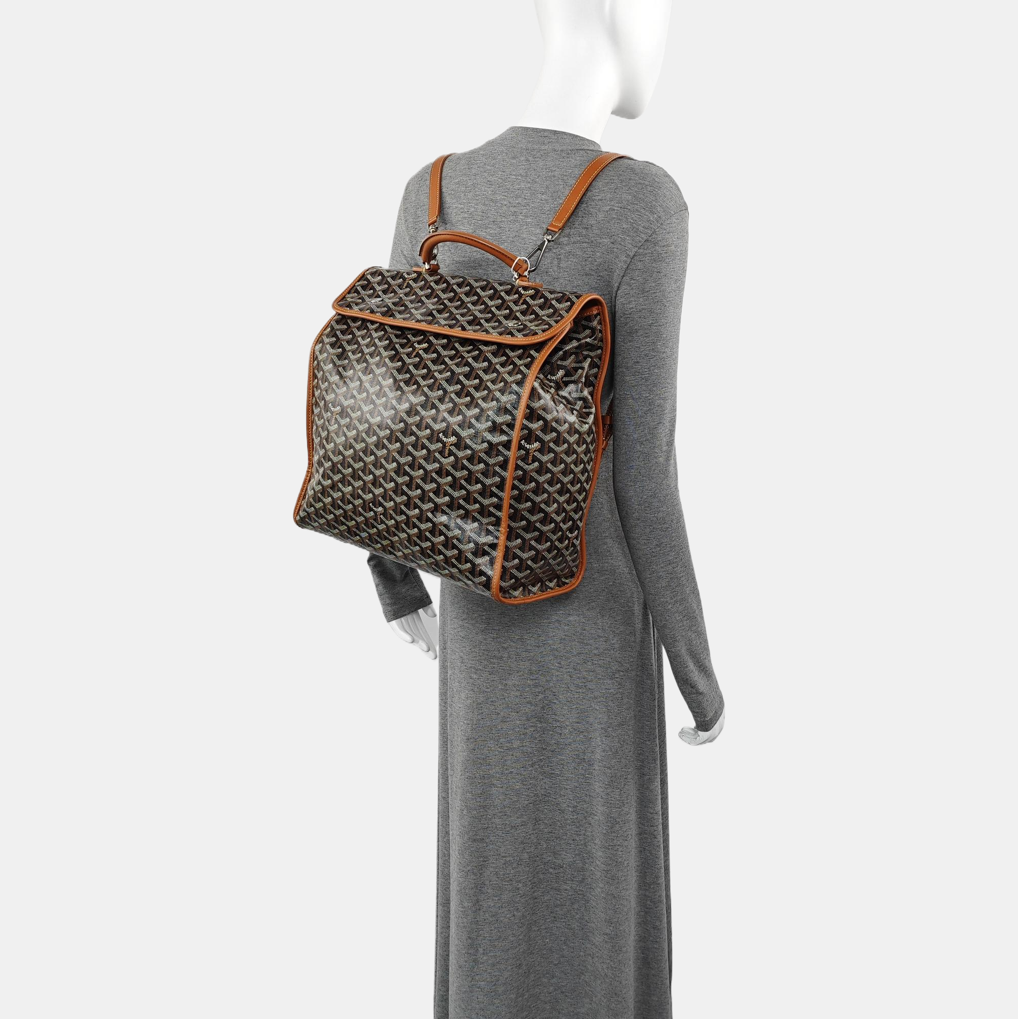 Saint Léger Coated Canvas Brown