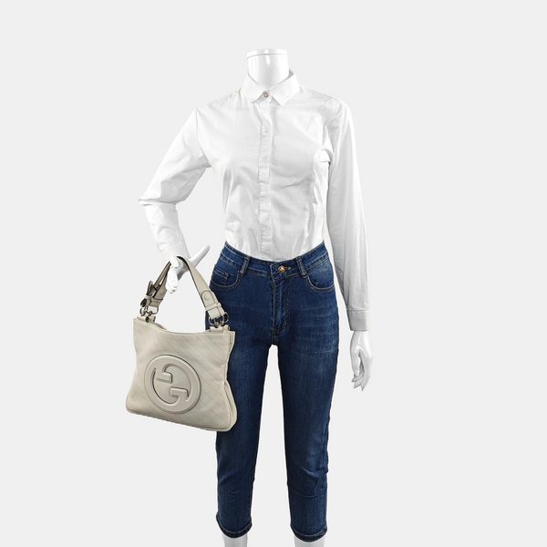 Quilted Calfskin White
