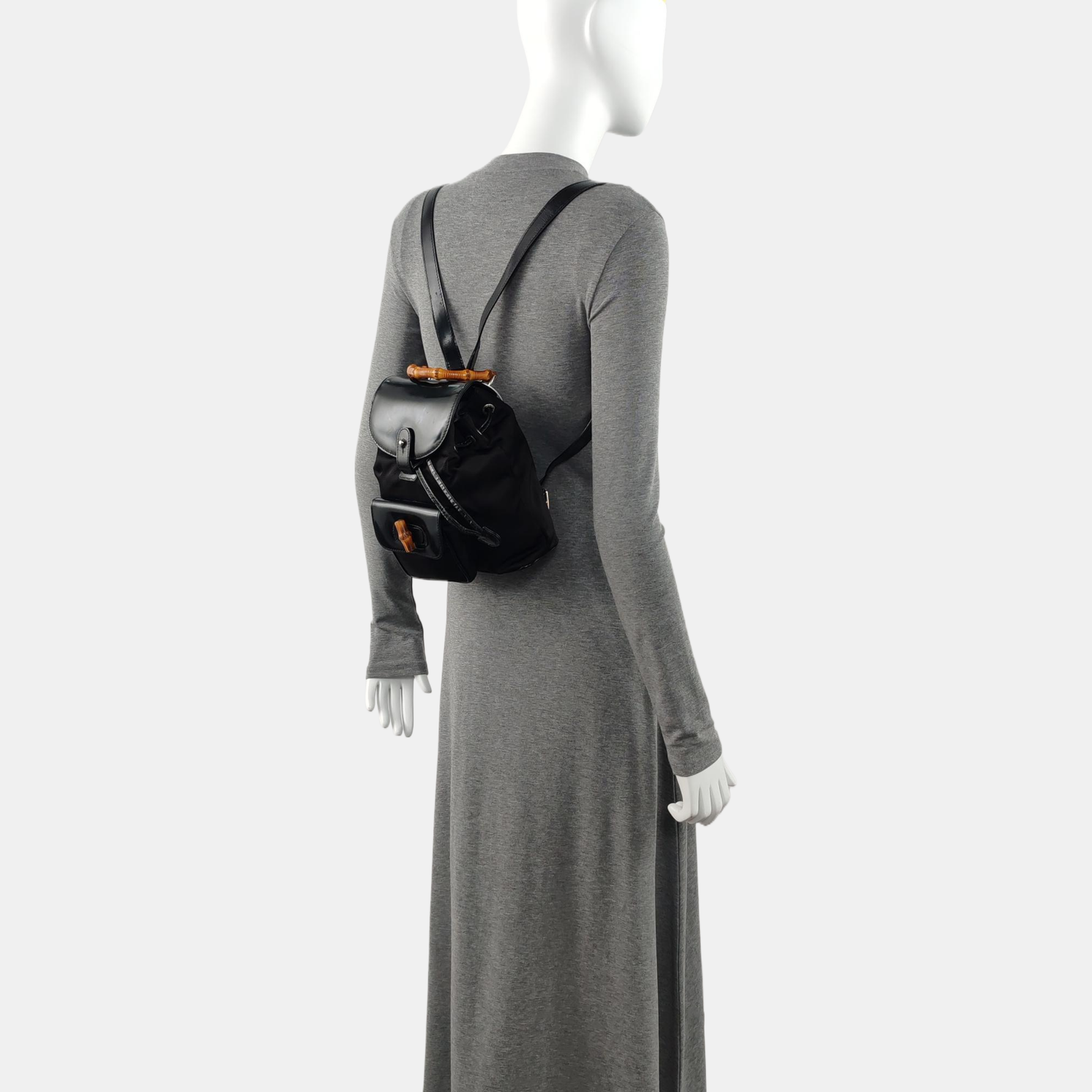Canvas Backpack Black