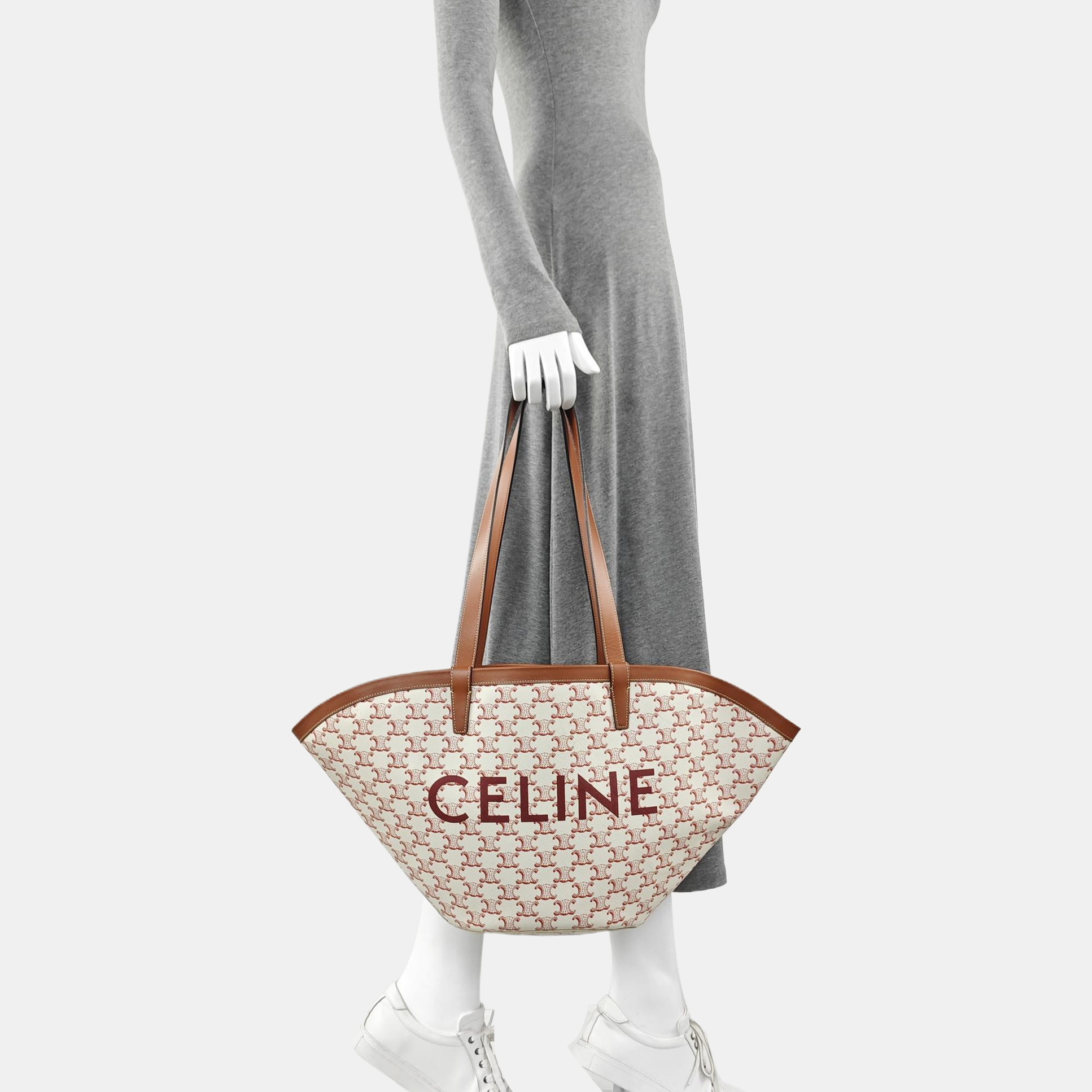 COUFFIN Medium Coated Canvas White