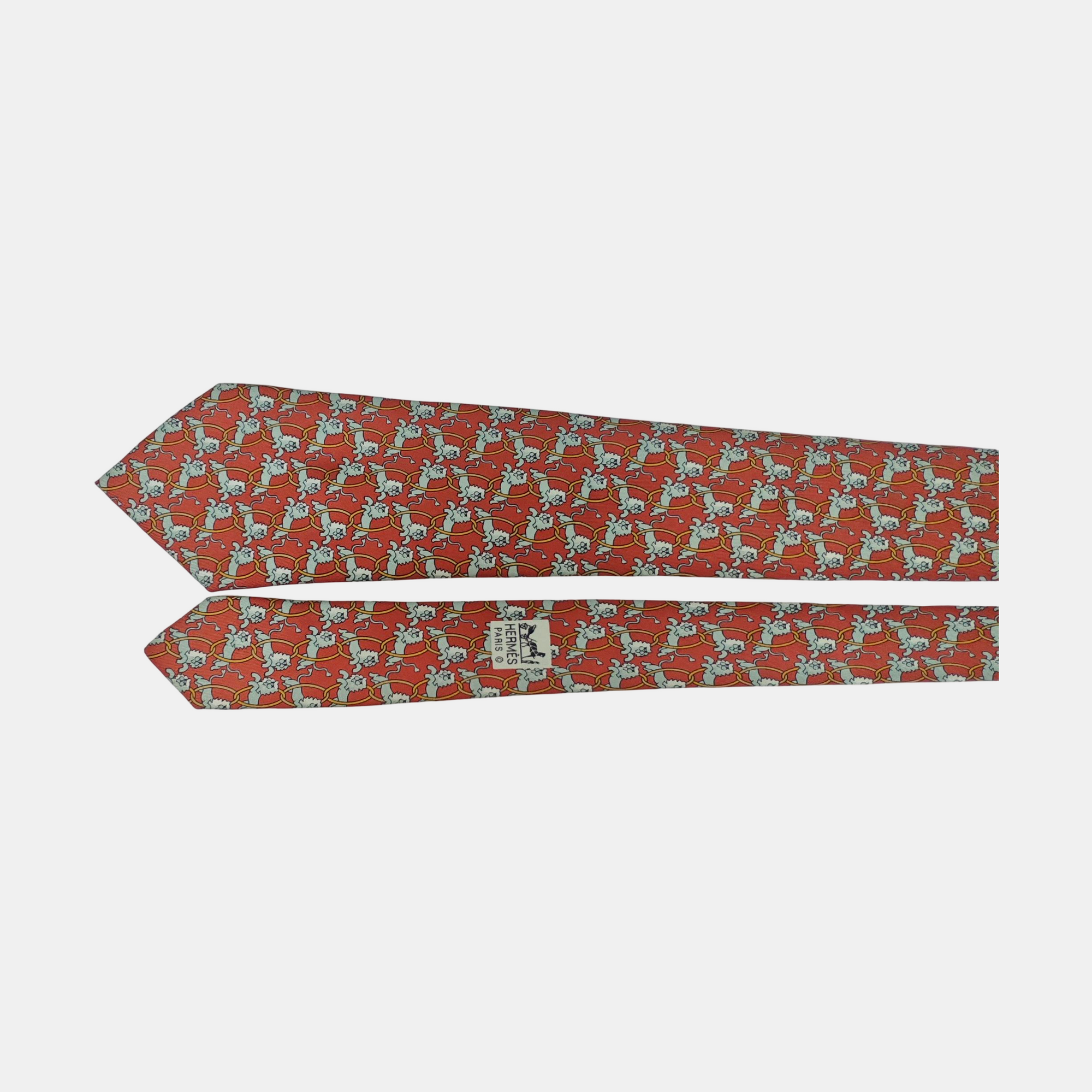 Mulberry Silk Tie Orange