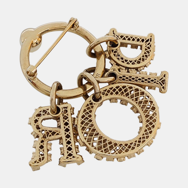 Metal Gold Brooch