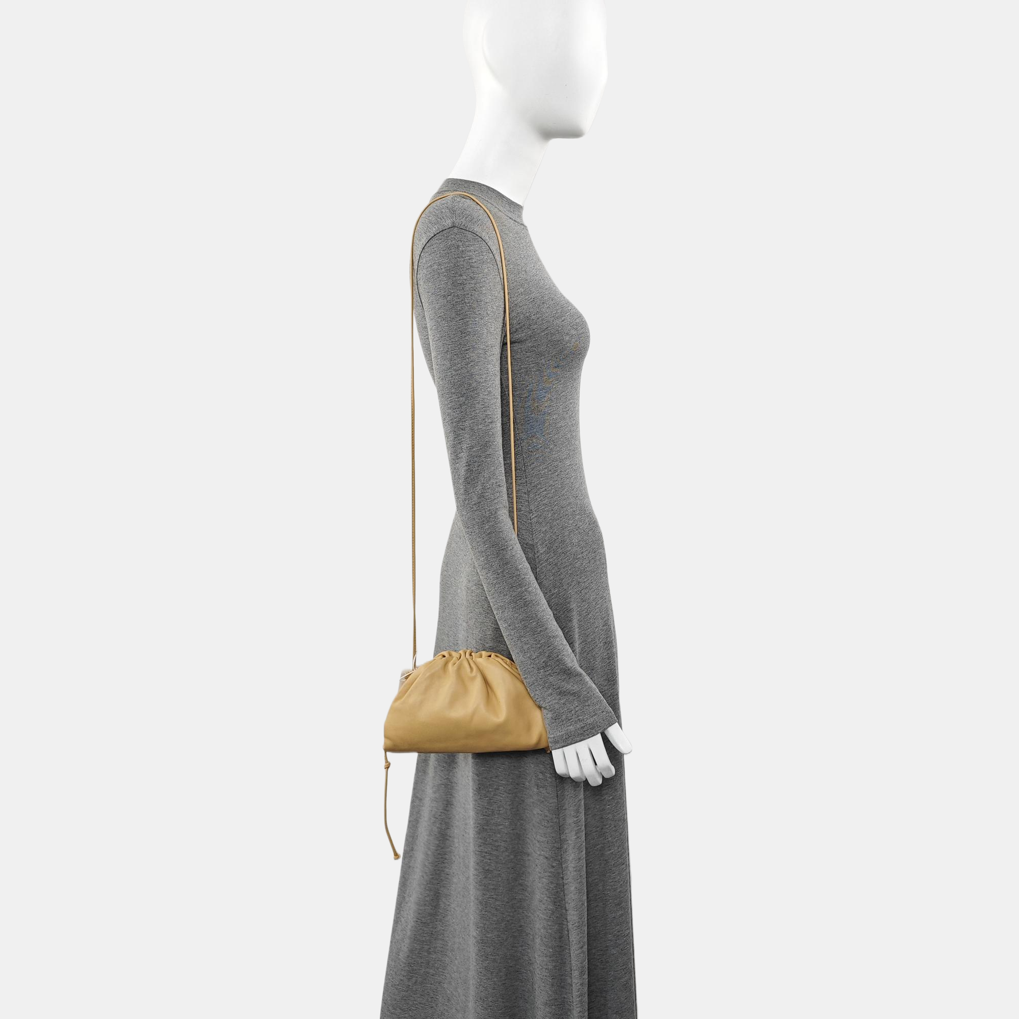 The Pouch Mini Lambskin Beige
