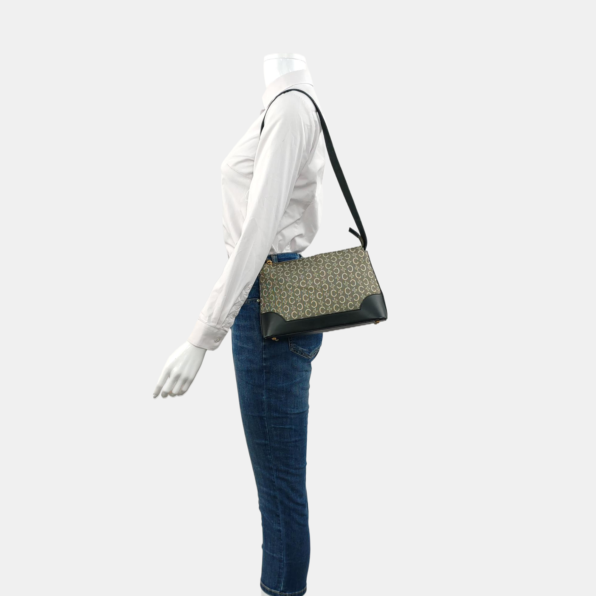 Canvas Top Handle Bag Beige