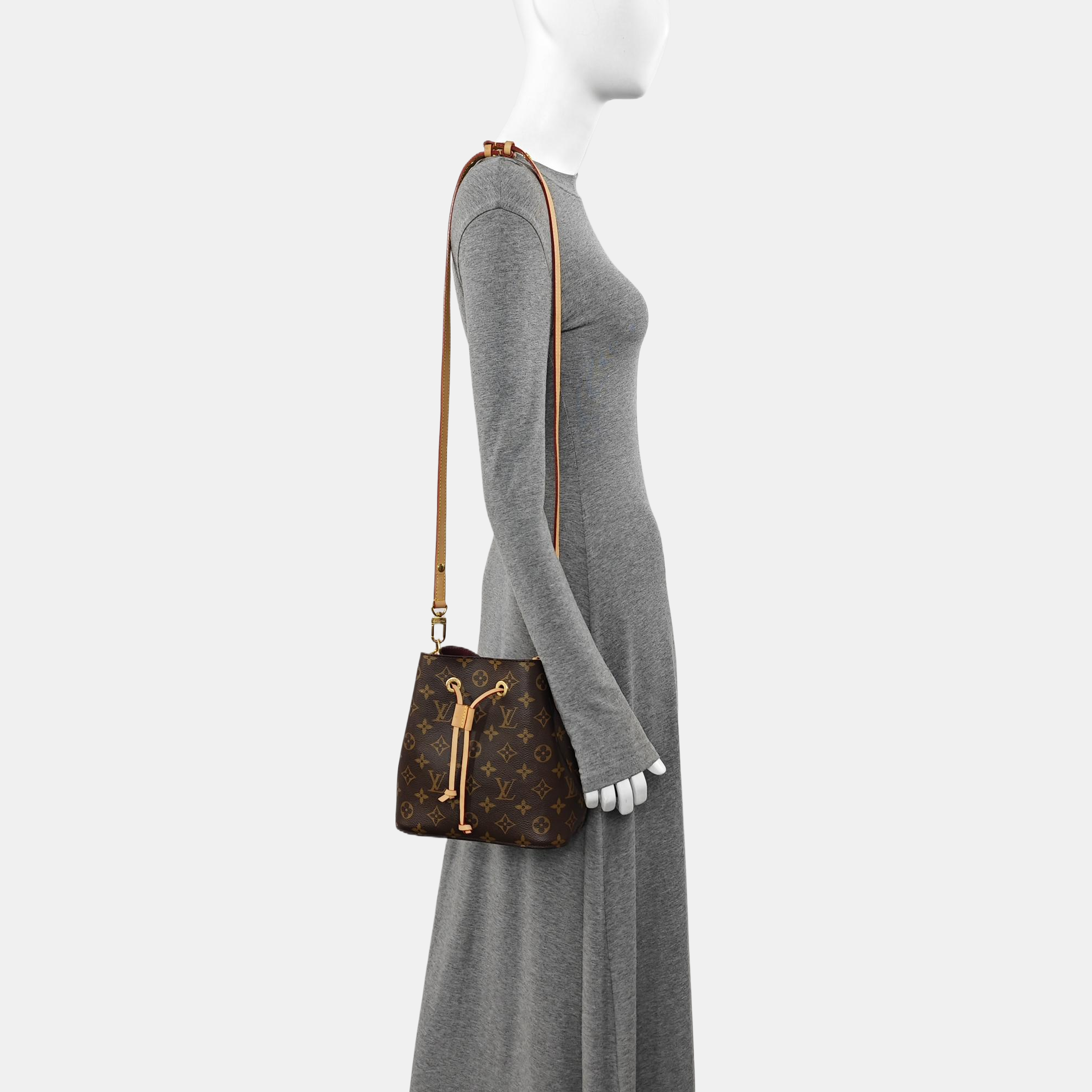 NÉONOÉ BB Monogram Coated Canvas Brown