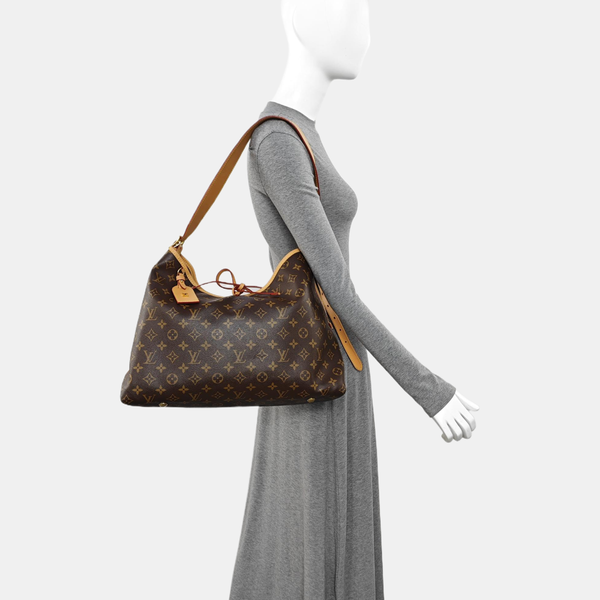 CARRYALL MM Monogram Coated Canvas Brown