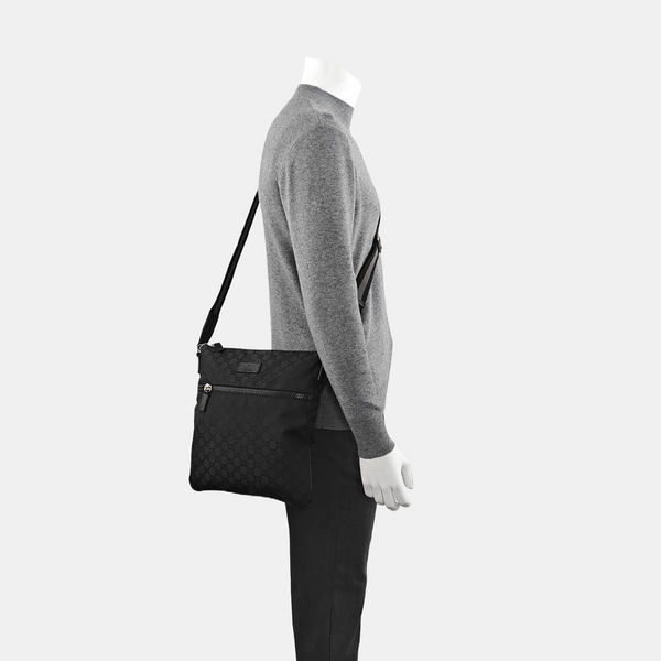 Nightcourrier Monogram Suede Black