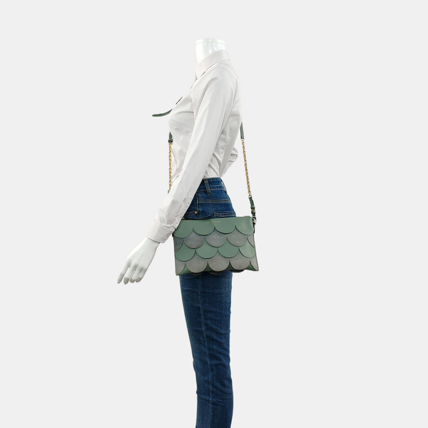 Calfskin Shoulder Bag Green