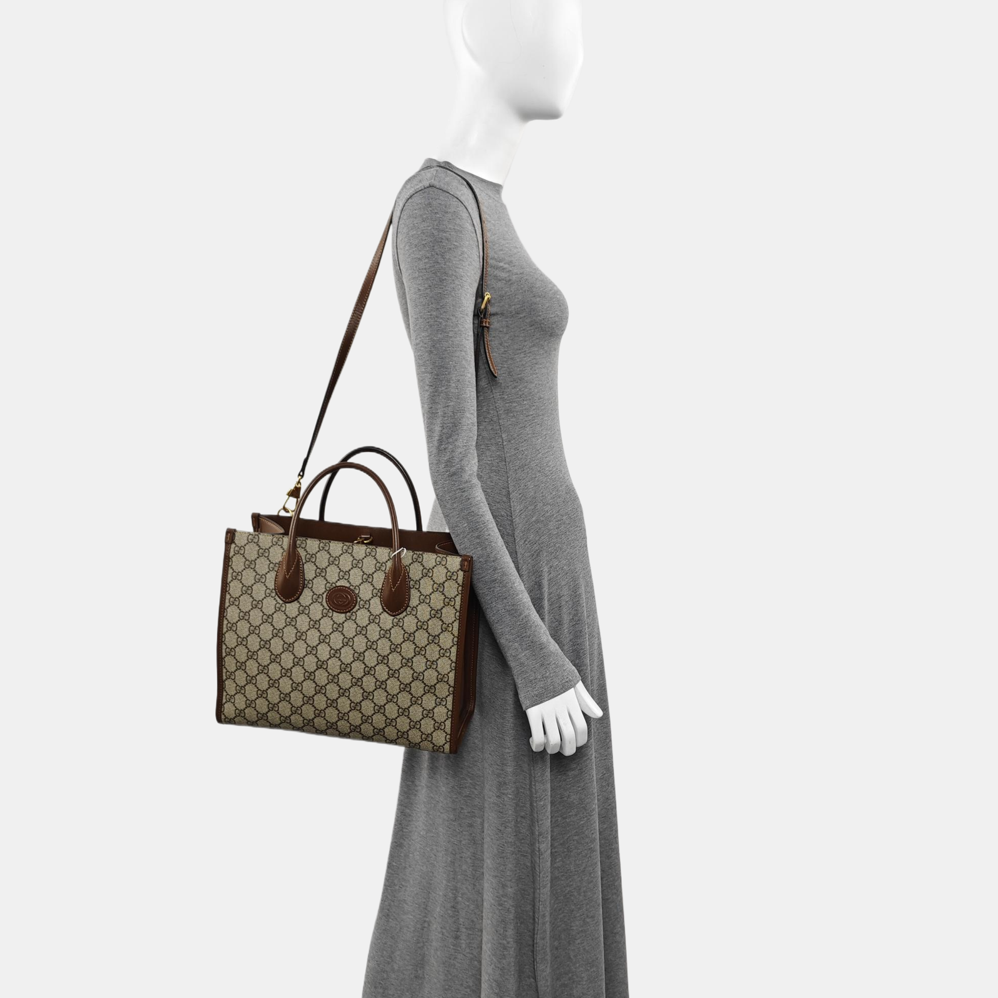 Retro Small Monogram Coated Canvas Brown