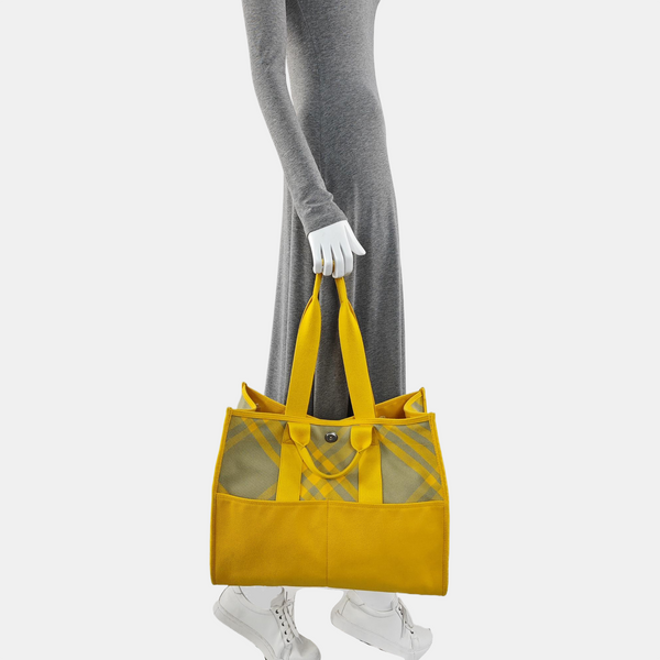 Fabric Tote Bag Yellow
