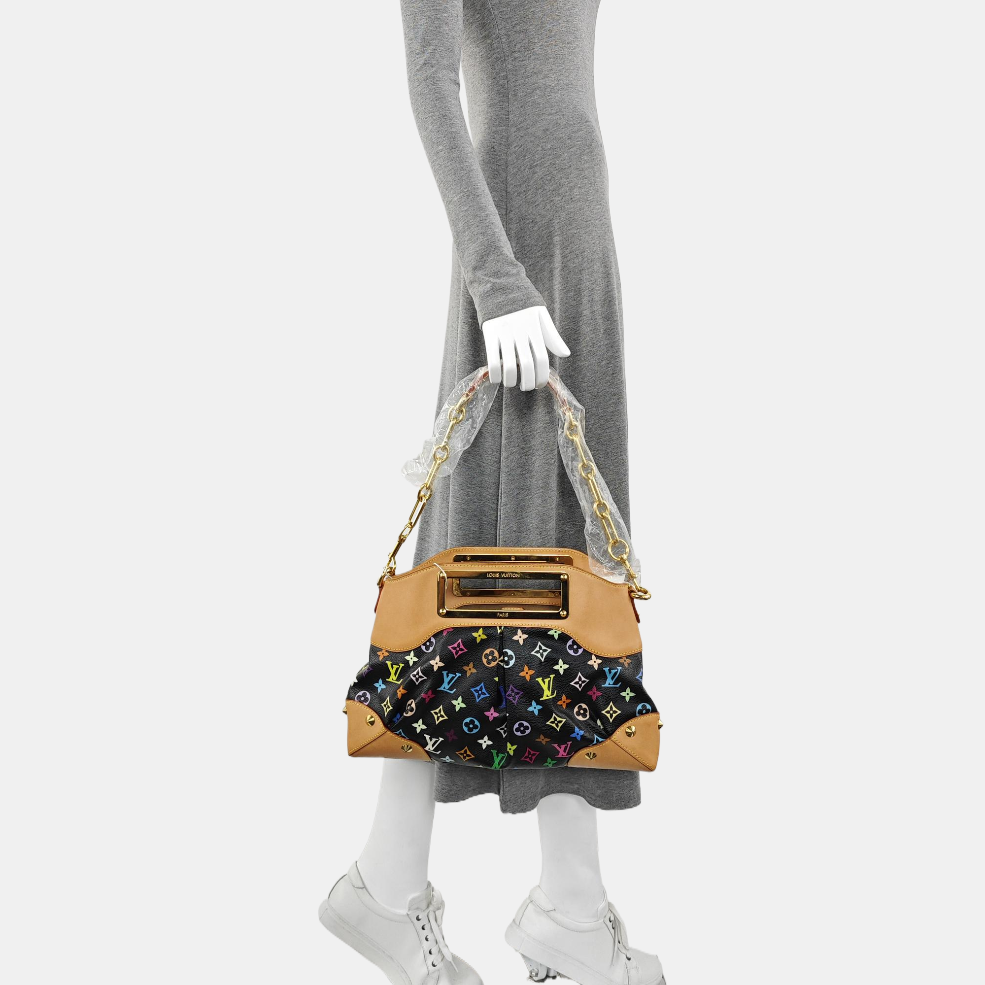 LV × TM JUDY Monogram Coated Canvas Black