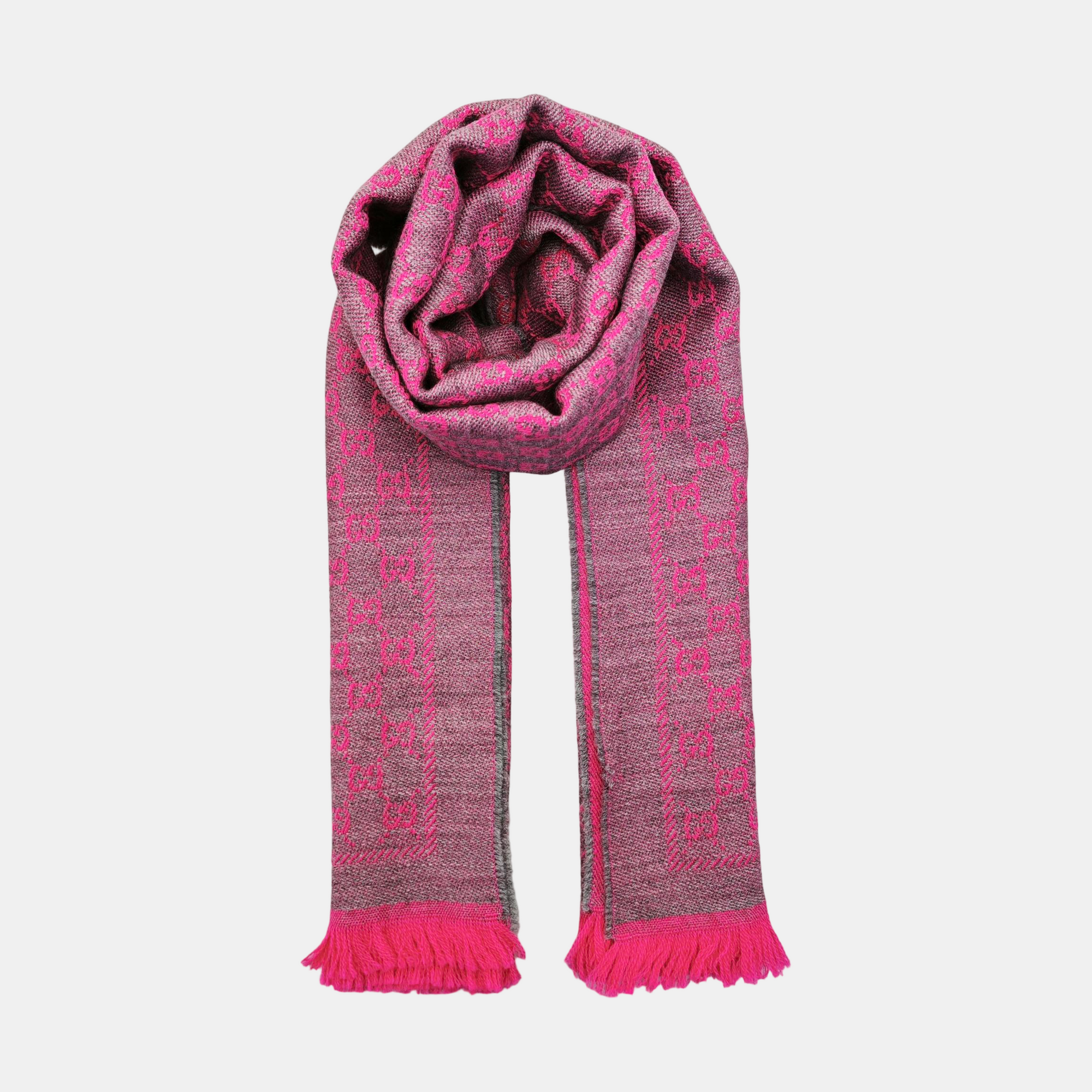 Wool Scarf Gray
