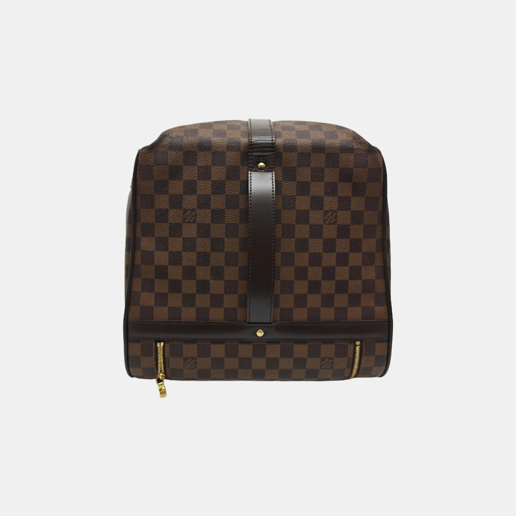 EOLE Damier Ebene Coated Canvas Brown