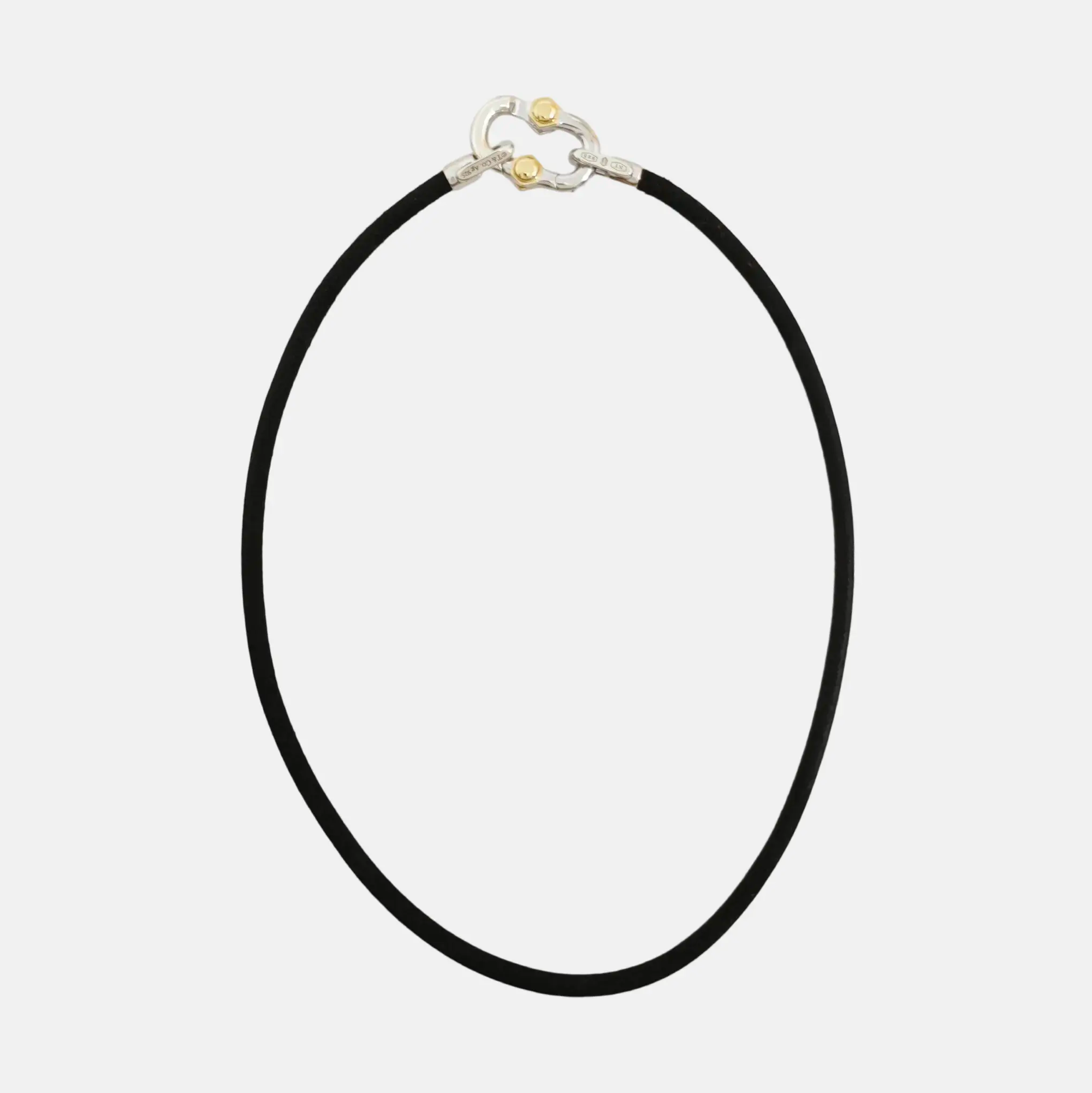 925 Sterling Silver Black Necklace