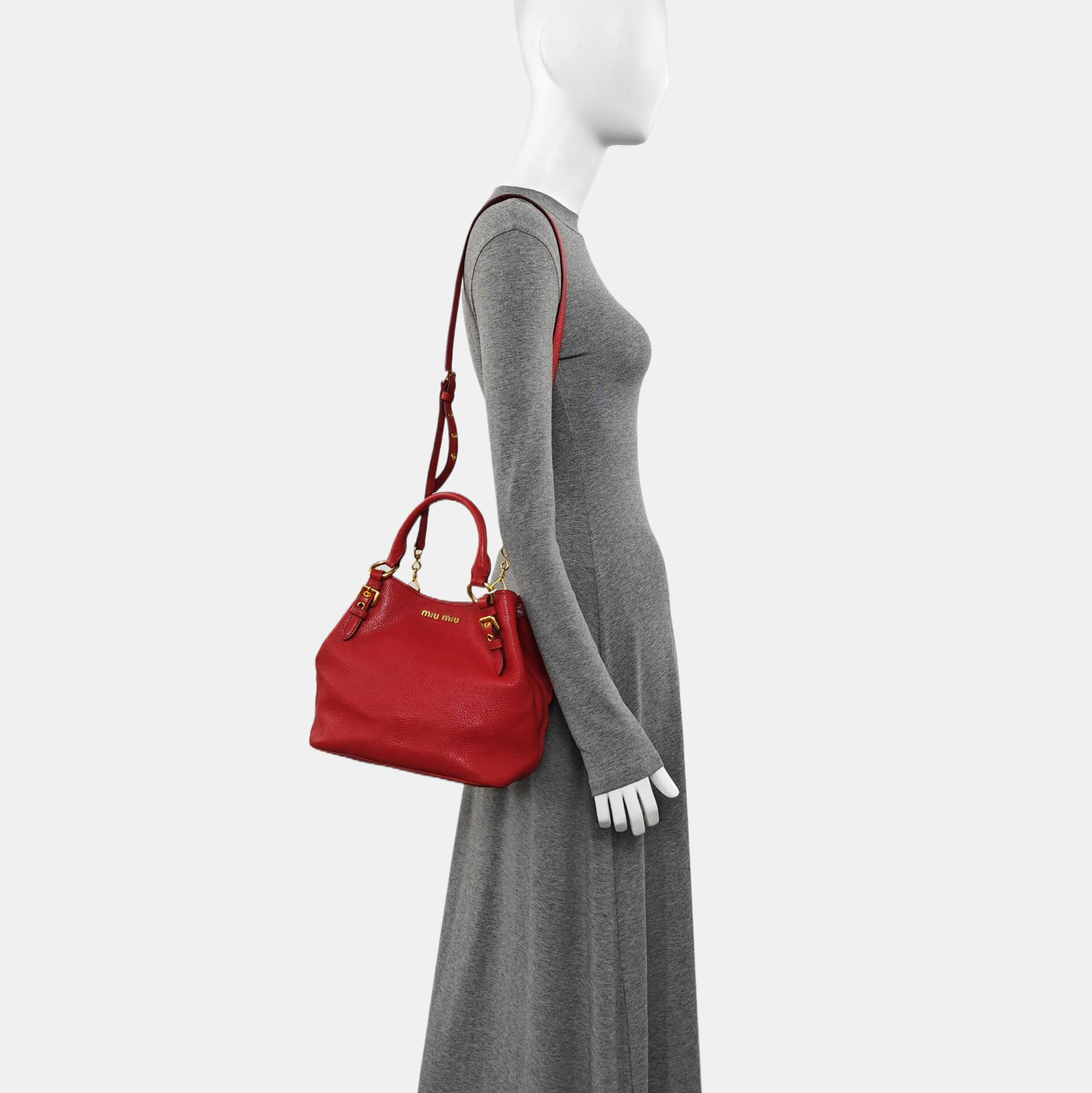 Bow Calfskin Red