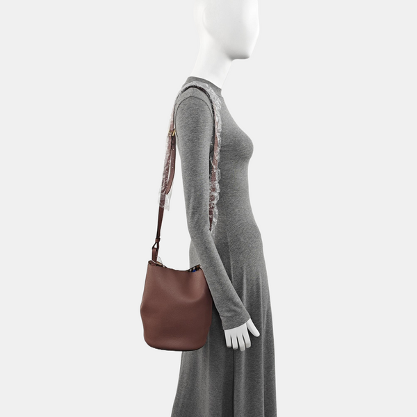 Calfskin Bucket Bag Beige