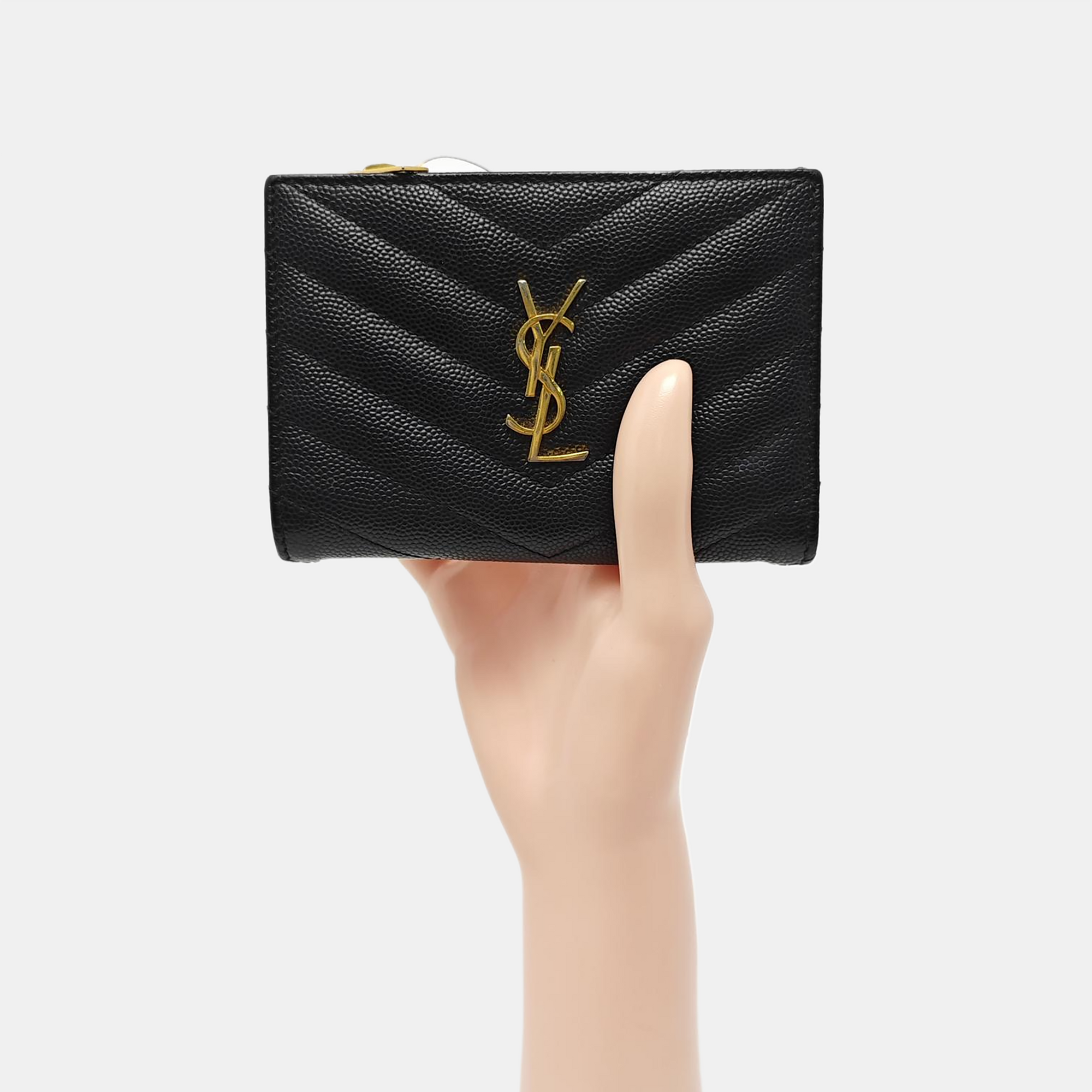 MONOGRAM Quilted Calfskin Black Wallet