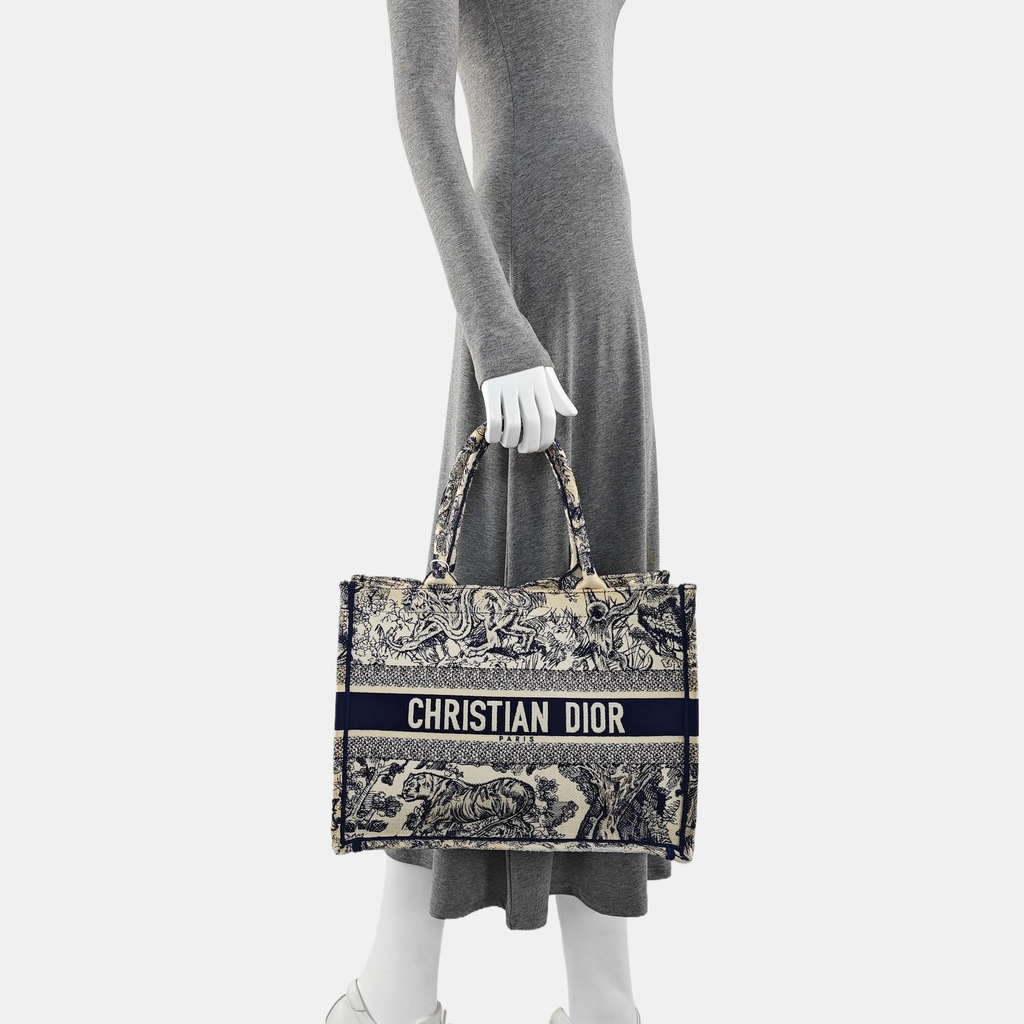 Book Tote Medium Canvas Blue