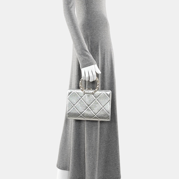 IN THE LOOP Quilted Lambskin Silver
