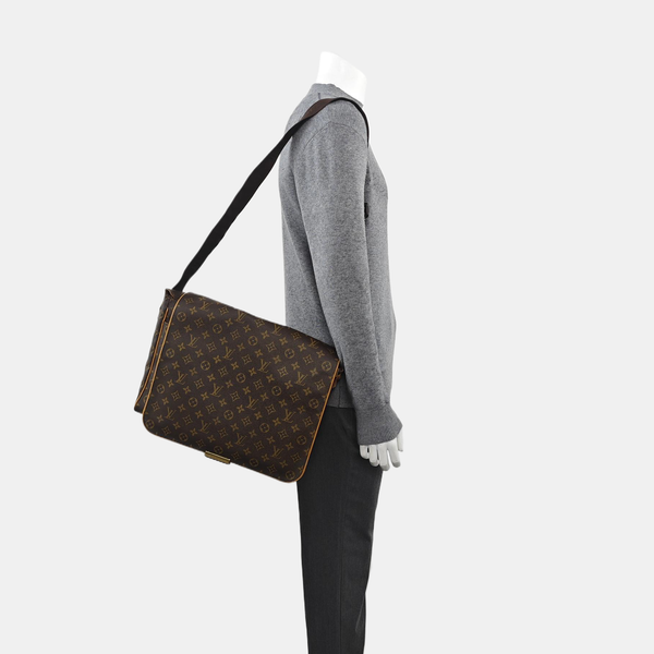 VALMY Monogram Coated Canvas Brown