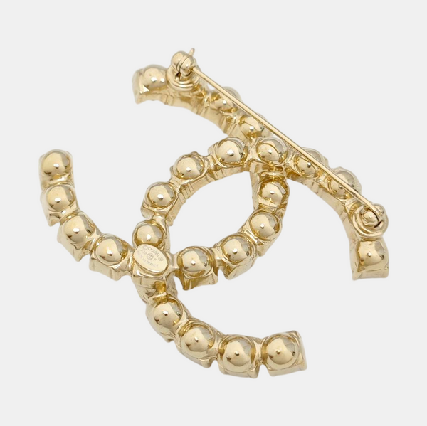 Metal Gold Brooch