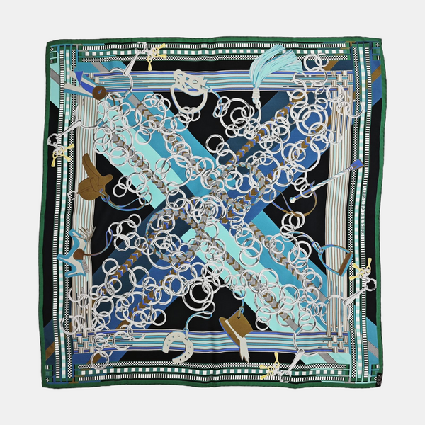 Mulberry Silk Silk Scarf Green
