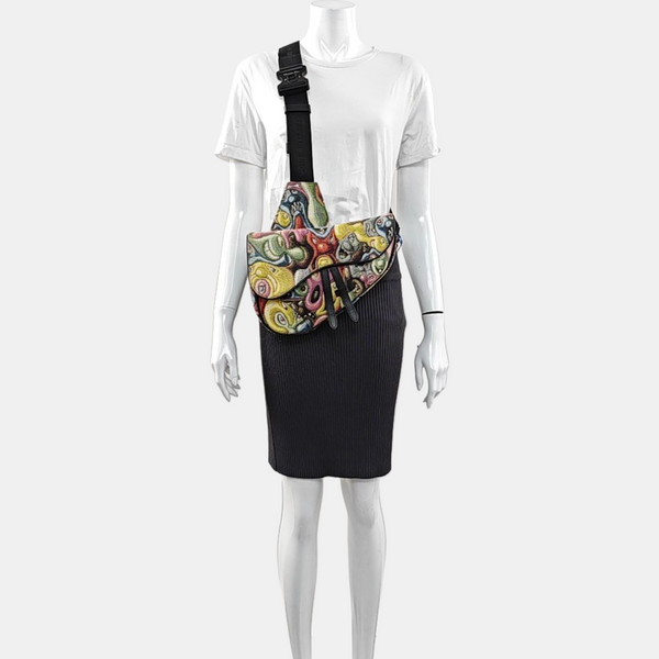 Dior And Kenny Scharf Fabric Multicolor